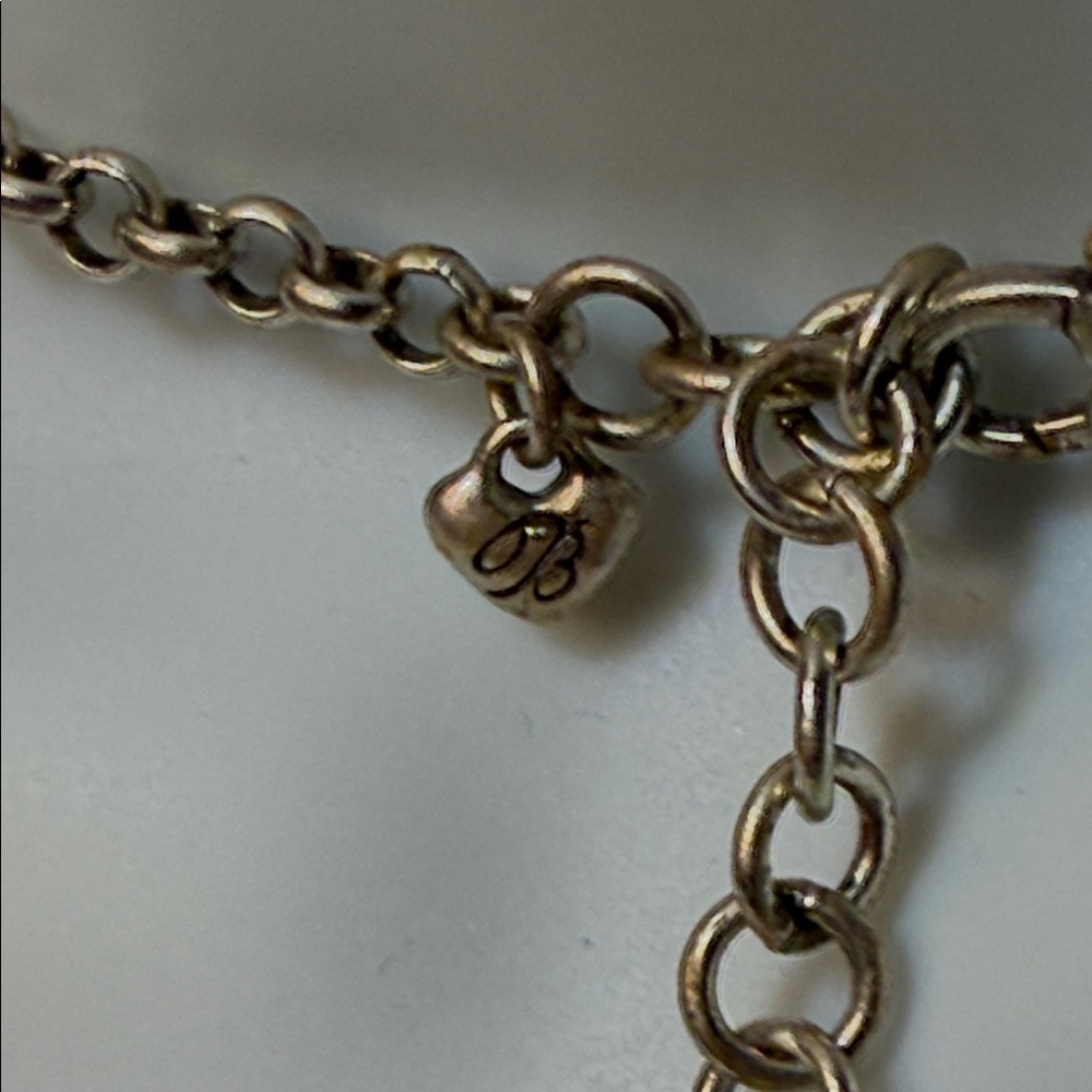 Brighton Heart Pendant Necklace with Flower Design 150 - Picture 6 of 7